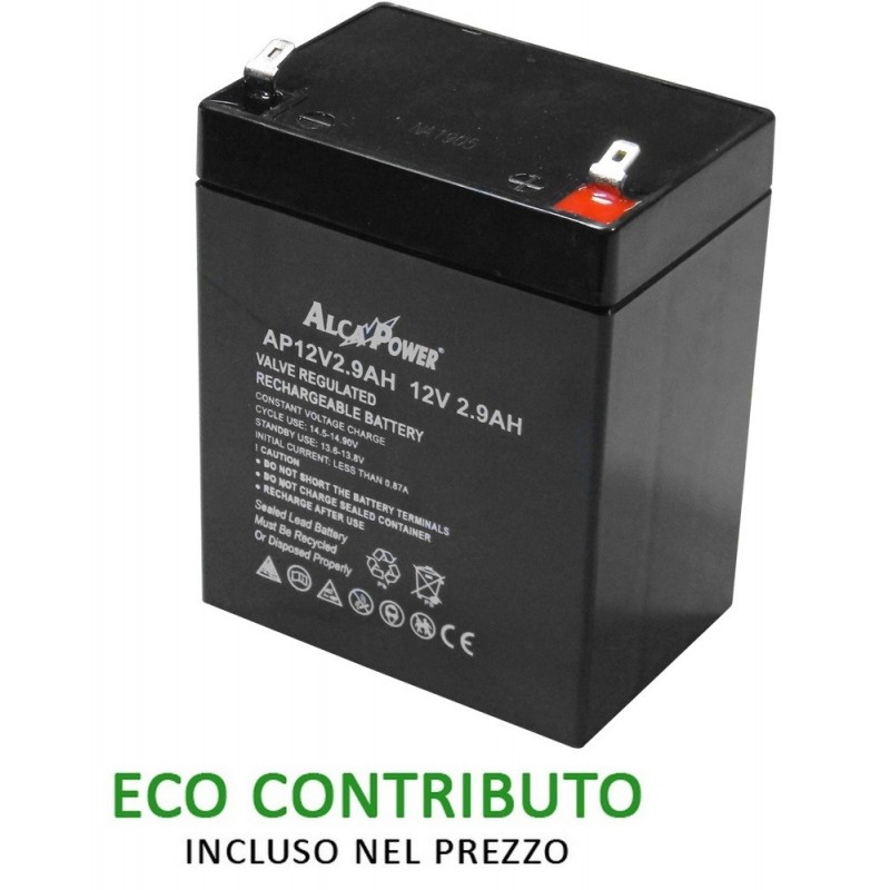 Batteria al piombo ermetica 12V 9Ah